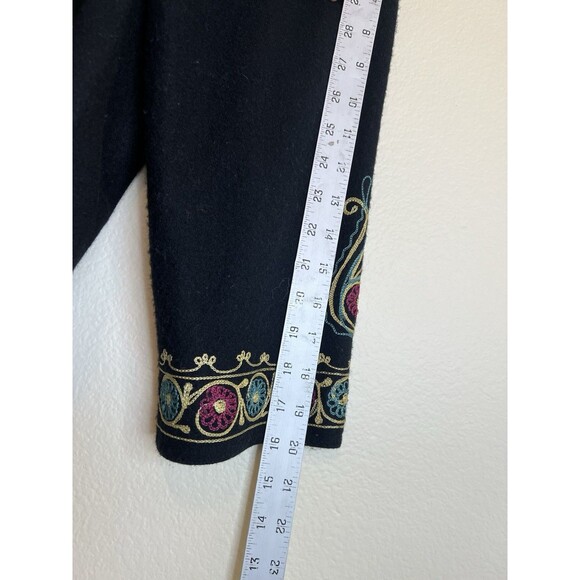 Unique Vintage Wool Embroidered Jacket 90s PASSPORTS OF PIER 1 Indian Women's L‎ - Picture 8 of 9